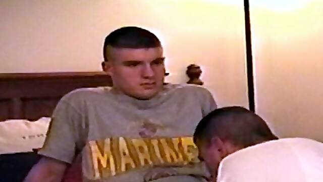 Real str8 tricked by jock for blowjob