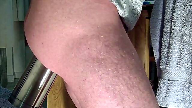 Hard Anal Workout with a Big Dildo - Gay Amateur Video