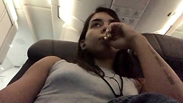 Playing with Myself on an 8-Hour Flight