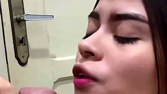 Compilation: Slut hotwife sucking several giant dicks