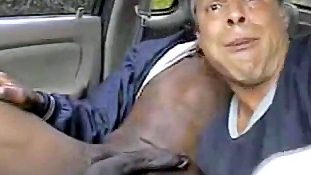 Outdoor Interracial Blowjob with a Big Cock