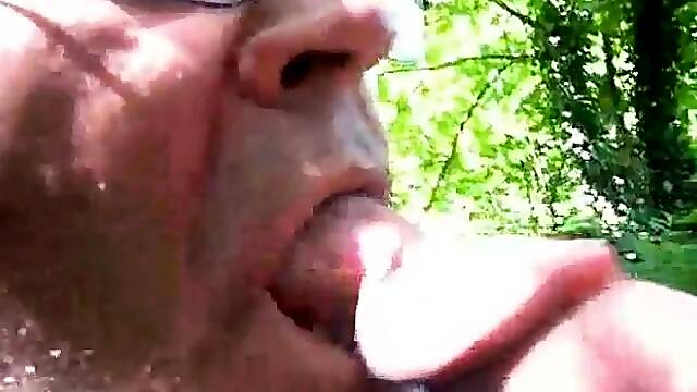 Outdoor Gay Fun with Amateur Couple