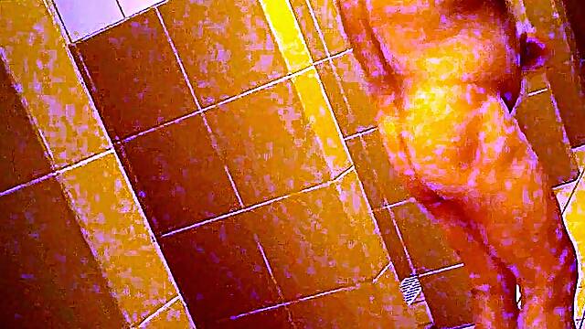 Bears Caught Naked in the Pool Shower