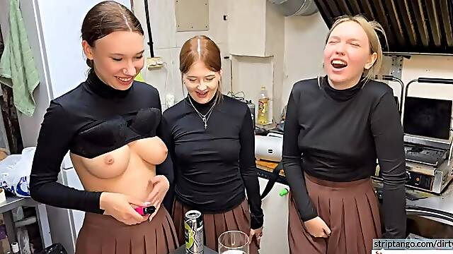 And Belong These lesbians are working in a cafe But what they do behind closed doors