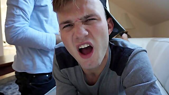 Bad attitude teen spanked hard and pounded bare