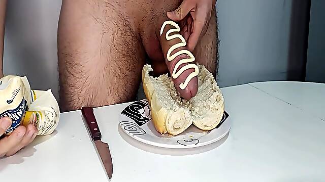 Food Porn #1 - Sandwich, Destroying All With My Dick 3 Min