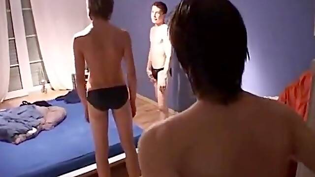 Lonely Cuties Wrestling In The Hotel Room