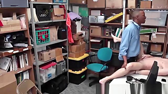 Teen shoplifter creampied