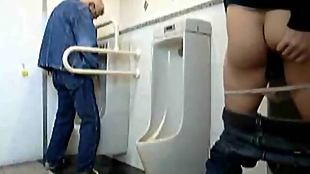 Public toilet dildo