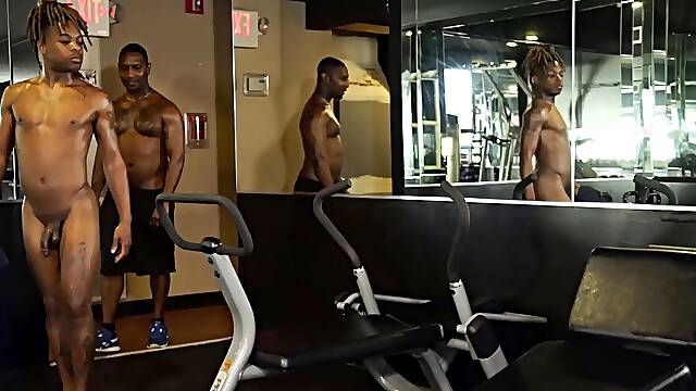 Gym Shower Slut Gets Bred Rough