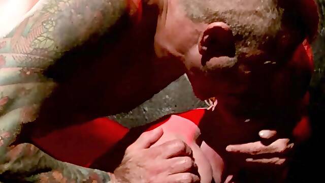 Two fetish men fuck each other anally without a condom