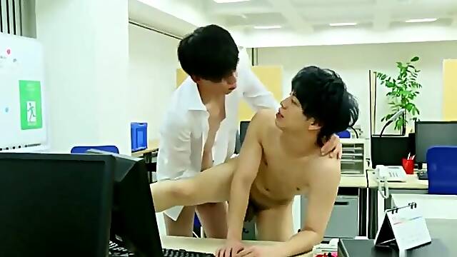 Gay Office Anal Pound