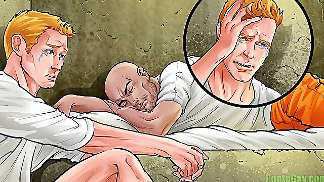 Naughty guy from the gay sex app cheated on his pissed off boyfriend, gave his ass to a bunch of...