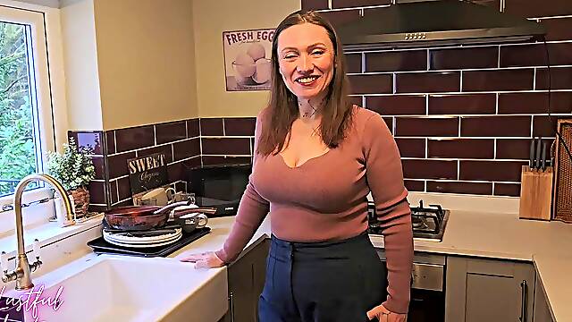 My hot MILF Mother-In-Law made me cum to quick so we had to go again. I needed to creampie her hairy pussy