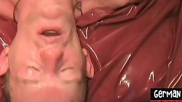 Gay wild stud loves making BFF asshole wet from behind