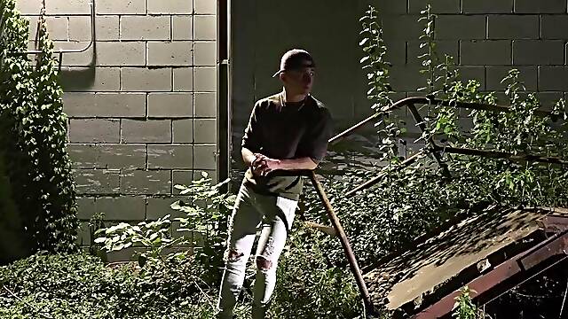 Fetish video with a horny teen and an older pervert