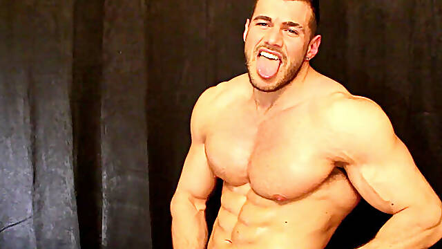 Muscle soldier behind enemy lines big juicy nipples and pecs