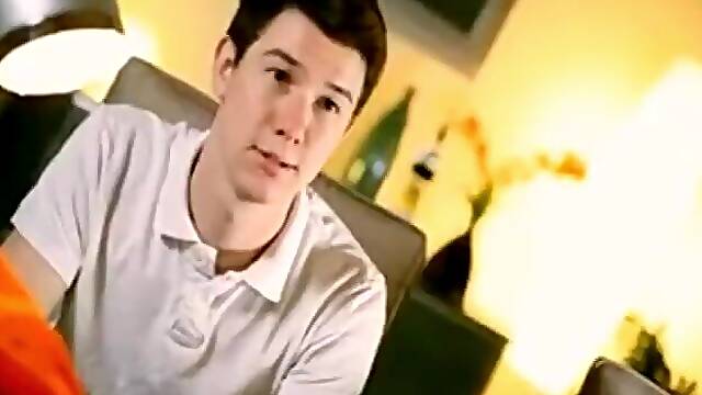 Adorable fresh gay couple make a porno