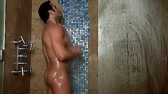 Rafel Gallo Shower and Jerks Off