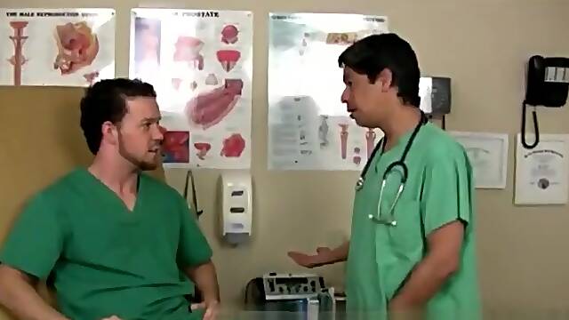 Gay doctor exam suck Today I decided to give Doctor Nick some training