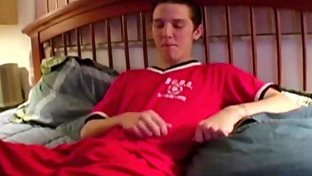 BadBoysBootcamp - Young soccer stud jerks off in his kit solo at camp