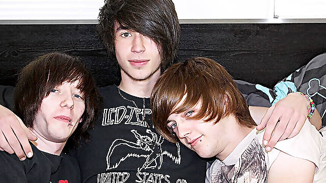 A Threesome Emo Fuck With A Splashing Finish! - Sean, Tommy & Tyler
