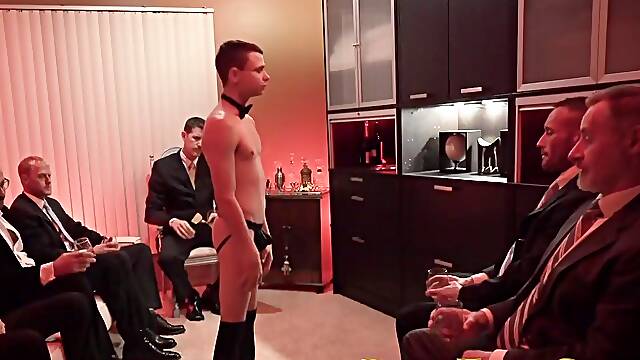 BoyForSale - Obedient twink for sale cum in mouth in anal play auction