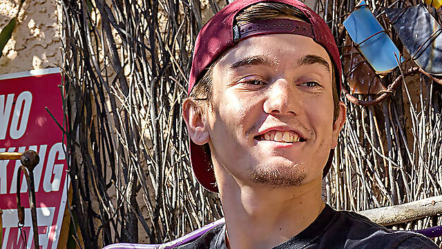 Straight Boy Stroking In The Sun - Lucas Daniels - ZackRandall