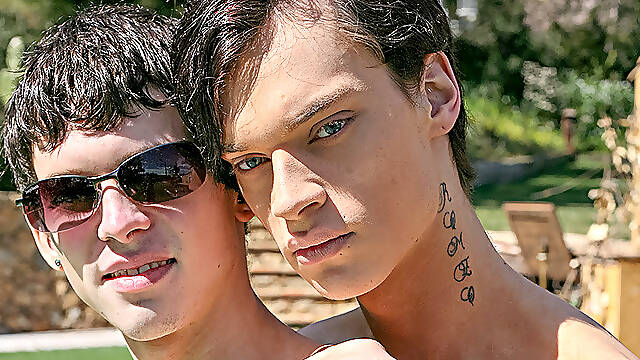 Two Cute British Boys With Big Dicks - Aaron Aurora Lewis Romeo - TXXXMStudios