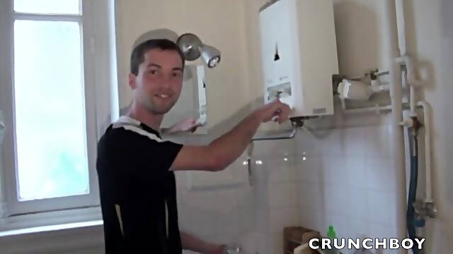 French slut fucked by straight curious badboy - CrunchBoy