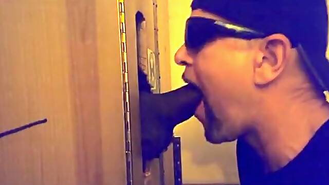 Gloryhole: Late Night BBC Trades Blowjobs