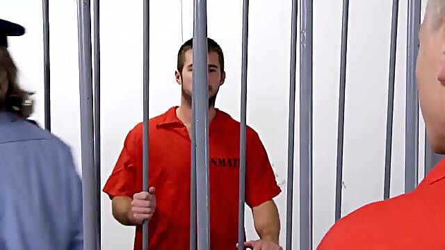 Anal loving bottom bitch fucked in jail