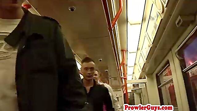 English baitboys spitroast lucky young lad
