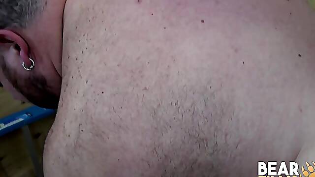 BEARFILMS Bearded Guy English Fucked Anally Bear Waters
