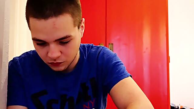 Cheeky Blond Teen First Time Spanking