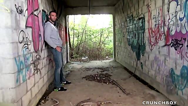 Lovely French Twink Used In Jockstrap Outdoor By Bear Hairy With Big Cock - ExhibBoys