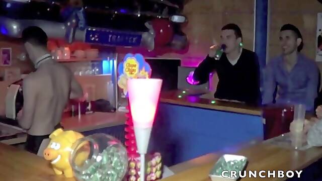 Tiago Fucked By A Boy With A Big Cock In A Bar - BigCocksFuckers