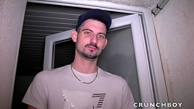 Straight boy fucked by his friend in discret - CrunchBoy