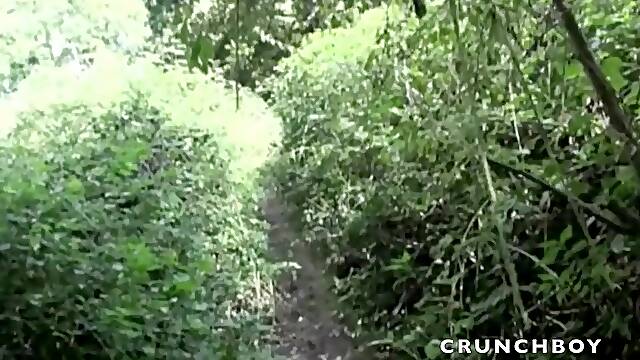 Fucked by straight boy in the park outside - CrunchBoy