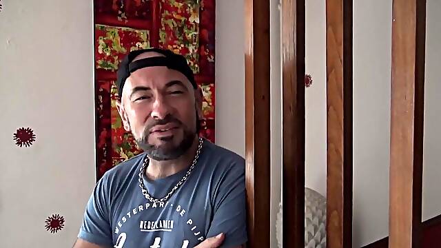 French slut fucked bareback by sexy gay mature with XXL cock - CrunchBoy