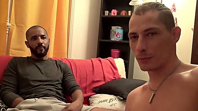 French slut fucked barebac by straight Arab Tahar - InterracialBarebackSex