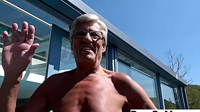 Old Frank Plays with Fresh Cock at BoysDoMen