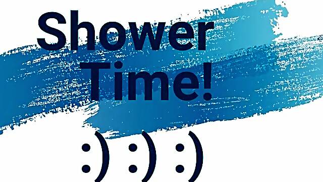 Shower Time :) Needed a quick shave a some hot water..love feeling smooth