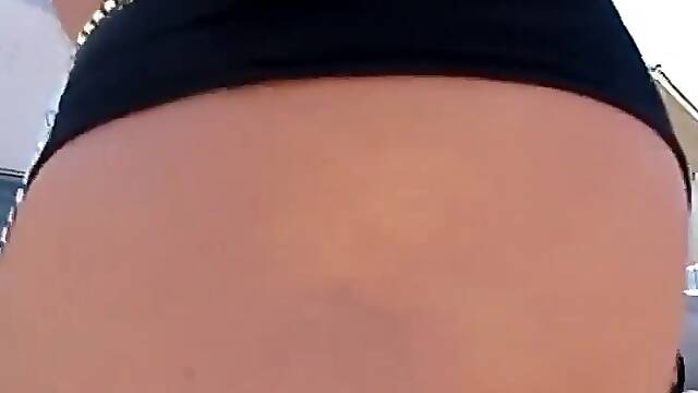 Black Shorts Daytime Gloryhole and Street Flash