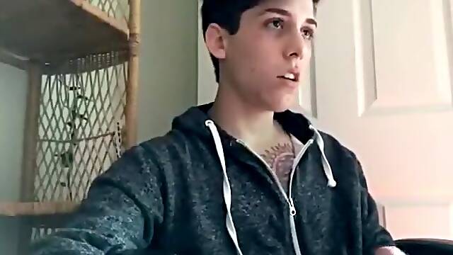 Kinky 18yo teen 18+ Boy Tatoo Wank