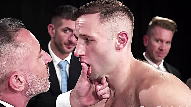 Stretching Session Turns Into Raw Sex Time - Miles Fallon
