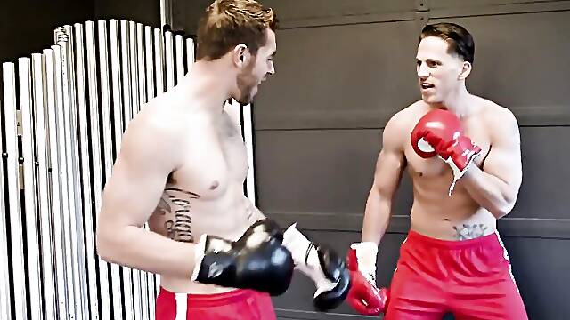 Athletic Studs Turns Hardcore Boxing Workout Into Sexy Sex Training