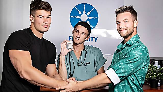 Gay sex at the fertility clinic - Theo Brady and Malik Delgaty