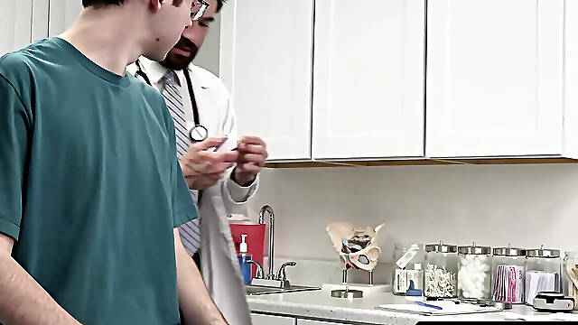 Gorgeous Dakota Lovell gets his ass an personal injection from horny doctor Chri