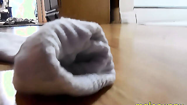 You slowly move through the house to see the giant Jeff Drizzle relaxing